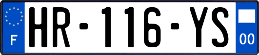 HR-116-YS