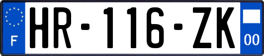 HR-116-ZK