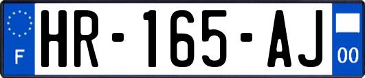 HR-165-AJ