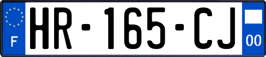 HR-165-CJ
