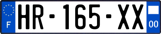 HR-165-XX