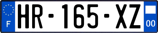 HR-165-XZ