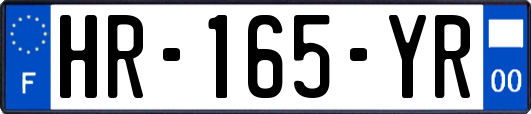 HR-165-YR