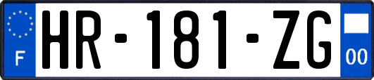 HR-181-ZG