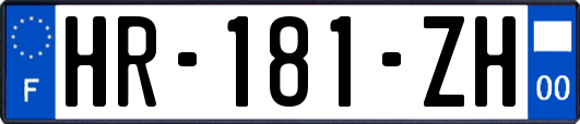HR-181-ZH