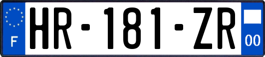 HR-181-ZR