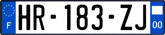 HR-183-ZJ