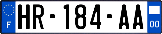 HR-184-AA