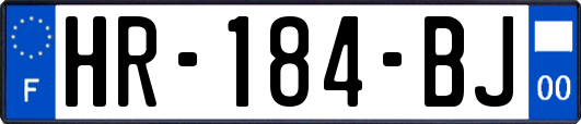 HR-184-BJ