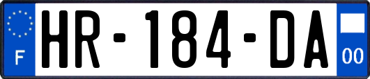 HR-184-DA