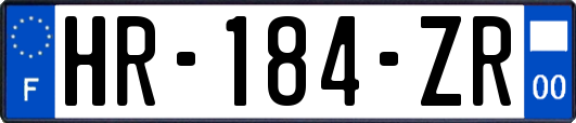 HR-184-ZR
