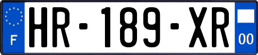 HR-189-XR