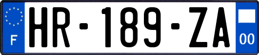 HR-189-ZA