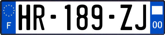 HR-189-ZJ