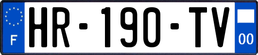 HR-190-TV