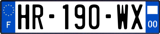HR-190-WX