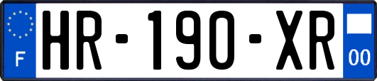 HR-190-XR