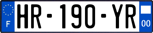 HR-190-YR