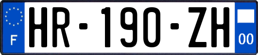 HR-190-ZH