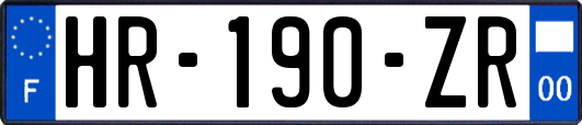 HR-190-ZR