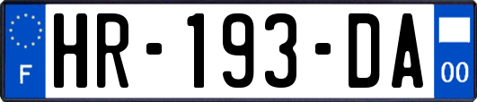 HR-193-DA