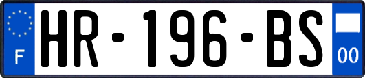 HR-196-BS