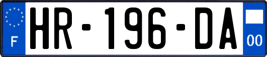 HR-196-DA