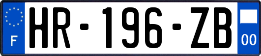 HR-196-ZB