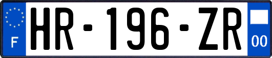 HR-196-ZR