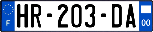HR-203-DA