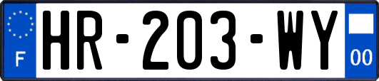 HR-203-WY
