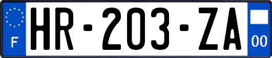HR-203-ZA