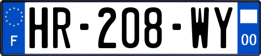 HR-208-WY