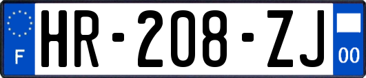 HR-208-ZJ