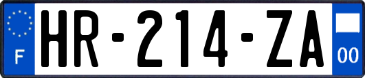 HR-214-ZA