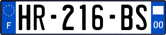 HR-216-BS