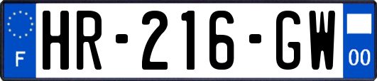 HR-216-GW