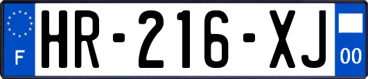 HR-216-XJ