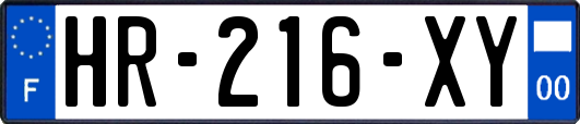 HR-216-XY