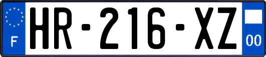 HR-216-XZ