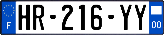 HR-216-YY