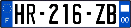 HR-216-ZB
