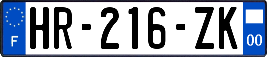 HR-216-ZK