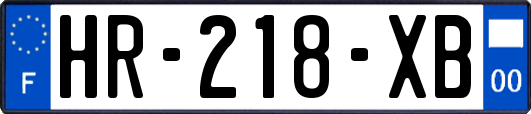 HR-218-XB