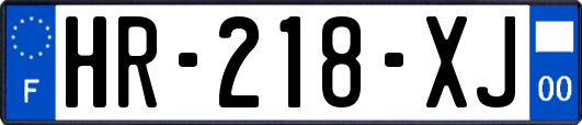 HR-218-XJ