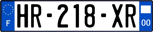HR-218-XR