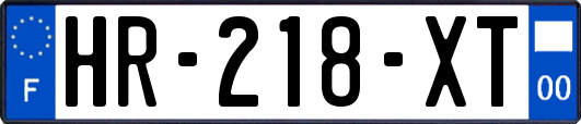 HR-218-XT