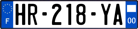 HR-218-YA