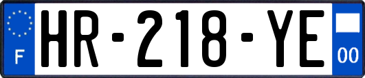 HR-218-YE