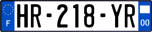 HR-218-YR